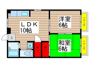 アミューズの物件間取画像